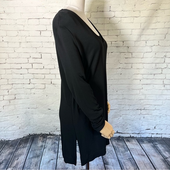 🎉HP🎉 Byblos Rayon Loose Long Sleeve Top Lagenlook Tunic Made in Italy SZ 44 EUC - Picture 5 of 12